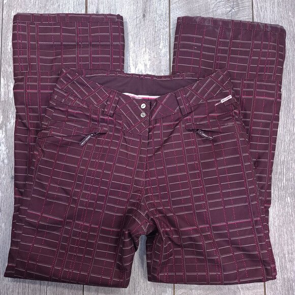 Helly Hansen Womens Snow Pants Size Medium Tech XP Ski Snowboard Purple Vents - Picture 4 of 10